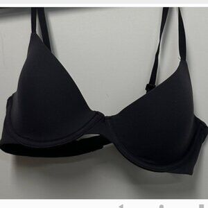 SKIMS Black Smooth Comfy Underwire Bra LN  34C